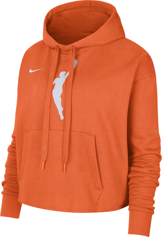 Pomarańczowa bluza Nike z dresówki w sportowym stylu
