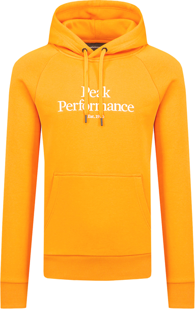 Pomarańczowa bluza Peak performance z bawełny