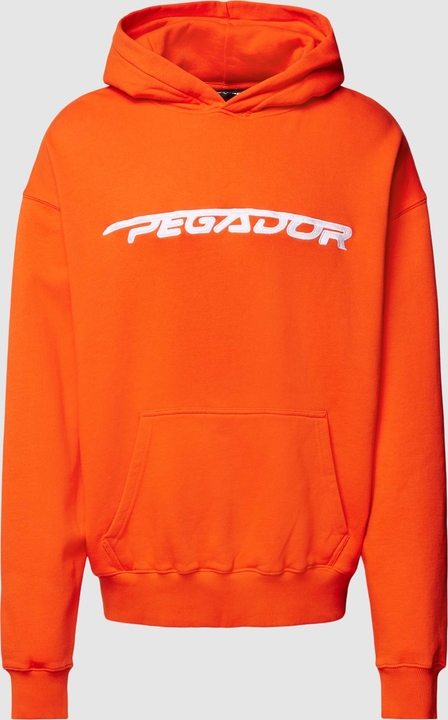 Pomarańczowa bluza Pegador w młodzieżowym stylu z bawełny