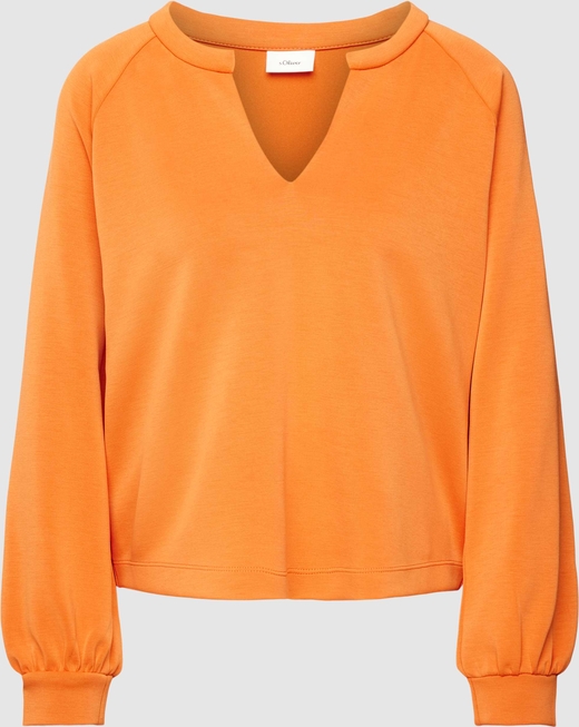 Pomarańczowa bluza S.Oliver Black Label w stylu casual