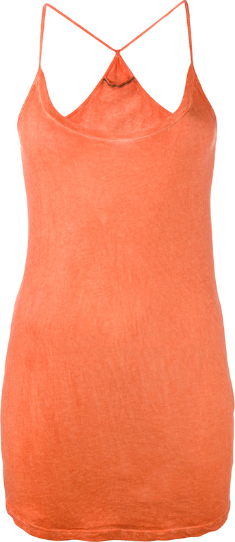 Pomarańczowa bluzka Humanoid z bawełny