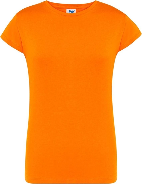 Pomarańczowa bluzka JK Collection w stylu casual