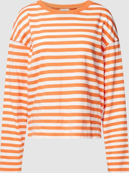 Pomarańczowa bluzka Marc O'Polo z długim rękawem