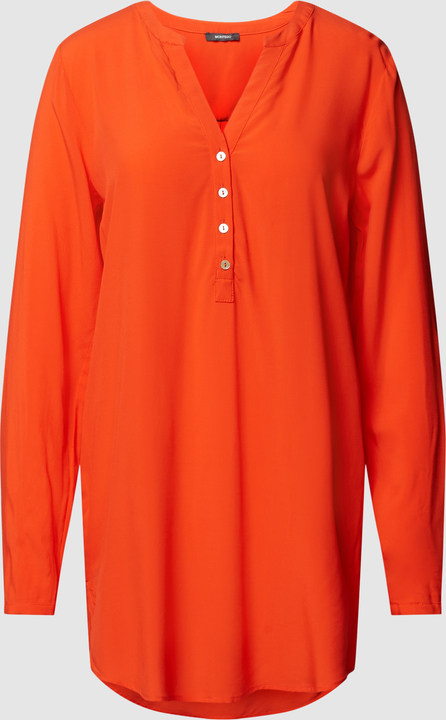 Pomarańczowa bluzka Montego w stylu casual