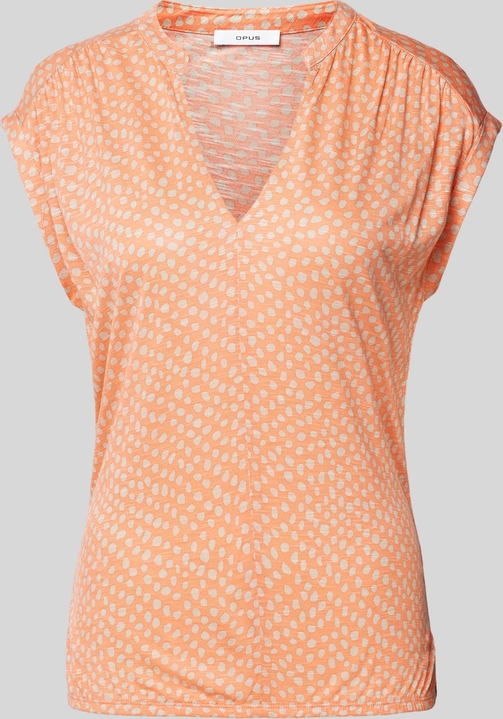 Pomarańczowa bluzka Opus w stylu casual