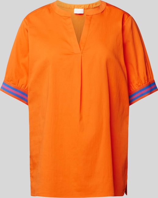 Pomarańczowa bluzka Peek&Cloppenburg z bawełny