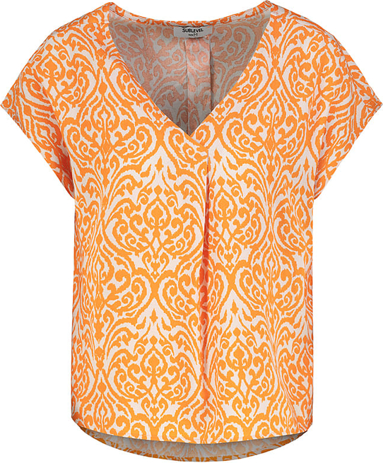 Pomarańczowa bluzka SUBLEVEL