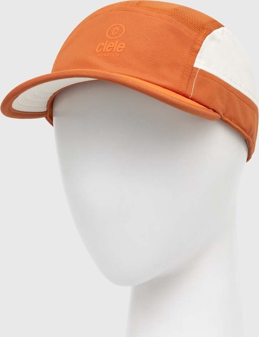 Pomarańczowa czapka Ciele z nadrukiem