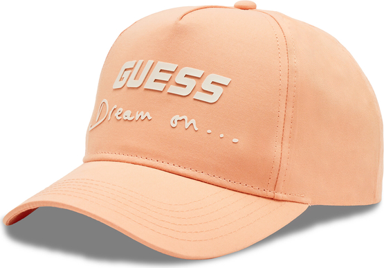 Pomarańczowa czapka Guess