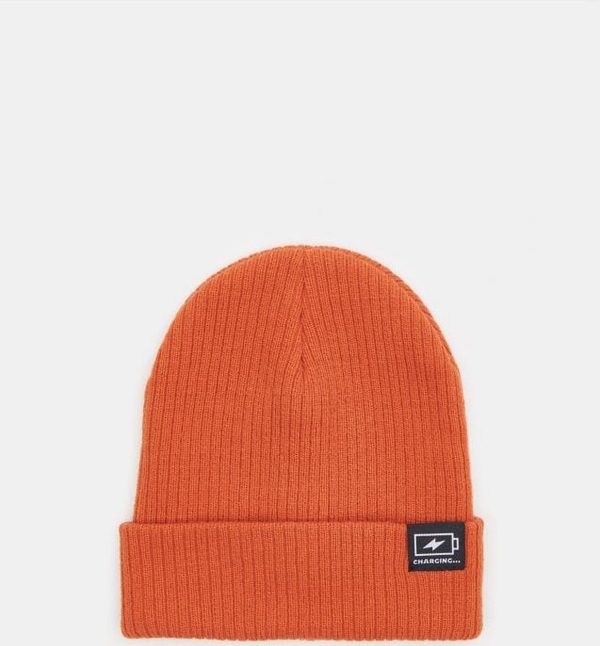 Pomarańczowa czapka Sinsay