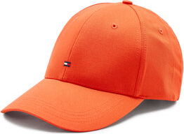Pomarańczowa czapka Tommy Hilfiger