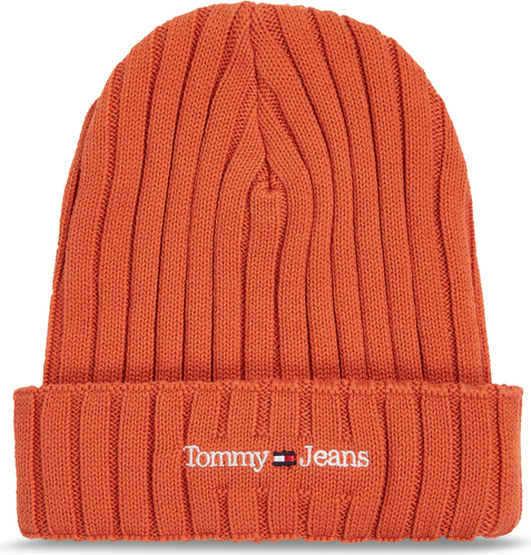 Pomarańczowa czapka Tommy Jeans