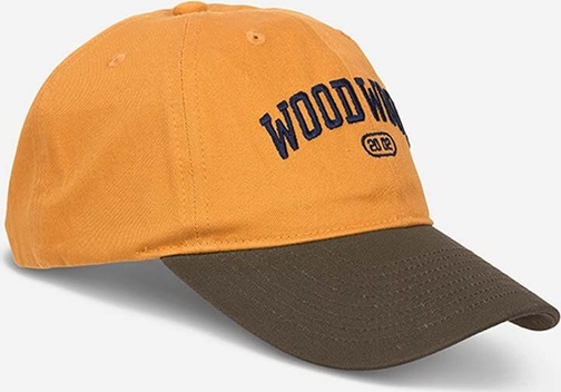 Pomarańczowa czapka Wood Wood