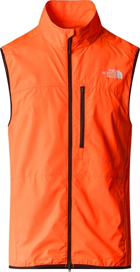Pomarańczowa kamizelka The North Face w sportowym stylu z tkaniny