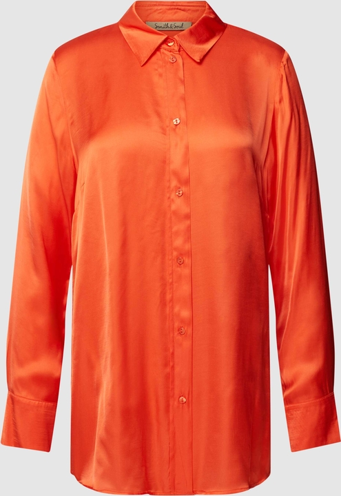Pomarańczowa koszula Smith And Soul z kołnierzykiem