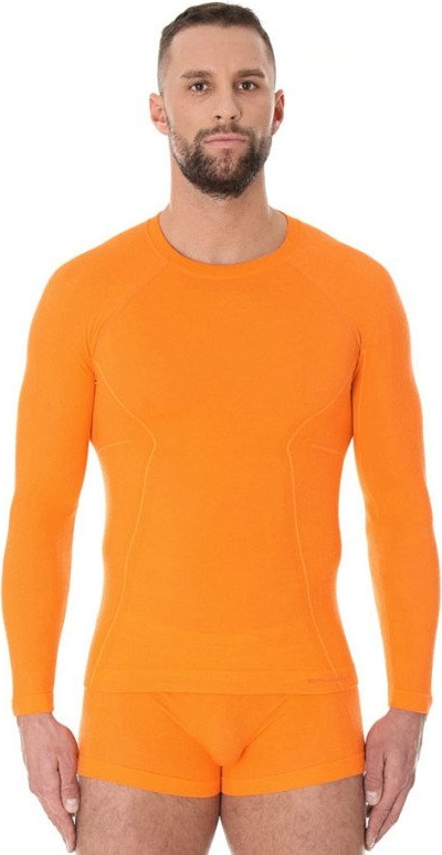Pomarańczowa koszulka Brubeck z wełny