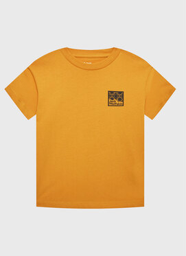 Pomarańczowa koszulka dziecięca Jack Wolfskin dla chłopców