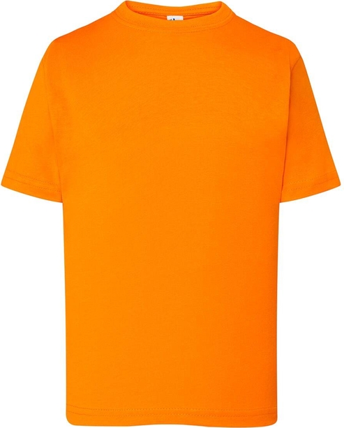 Pomarańczowa koszulka dziecięca JK Collection z krótkim rękawem