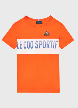 Pomarańczowa koszulka dziecięca Le Coq Sportif