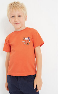 Pomarańczowa koszulka dziecięca Mayoral