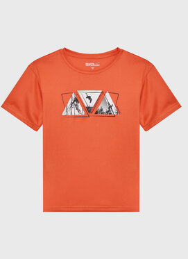 Pomarańczowa koszulka dziecięca Regatta dla chłopców