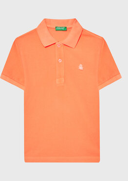 Pomarańczowa koszulka dziecięca United Colors Of Benetton dla chłopców