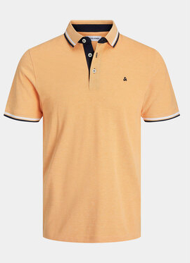 Pomarańczowa koszulka polo Jack & Jones w stylu casual