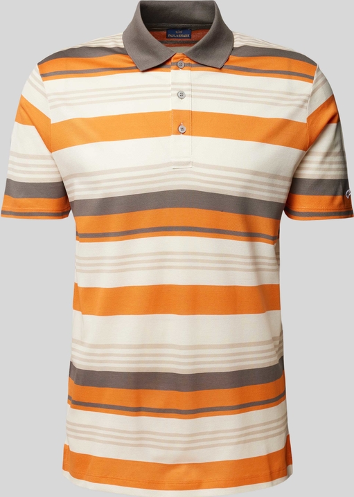 Pomarańczowa koszulka polo Paul & Shark