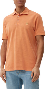 Pomarańczowa koszulka polo S.Oliver w stylu casual