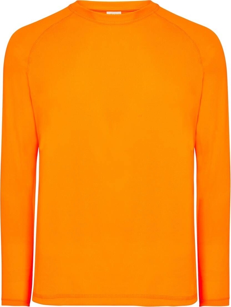 Pomarańczowa koszulka z długim rękawem jk-collection.pl z długim rękawem