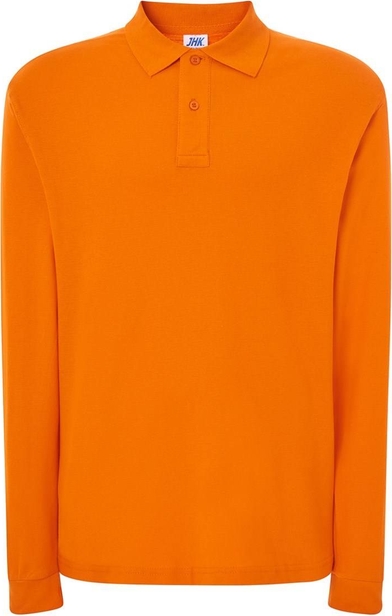 Pomarańczowa koszulka z długim rękawem JK Collection w stylu casual z bawełny