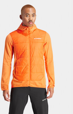 Pomarańczowa kurtka Adidas krótka