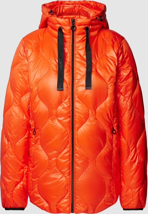 Pomarańczowa kurtka Esprit w stylu casual krótka