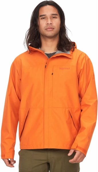 Pomarańczowa kurtka Marmot w sportowym stylu