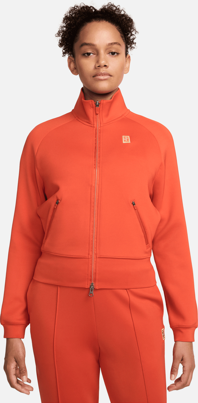 Pomarańczowa kurtka Nike bez kaptura
