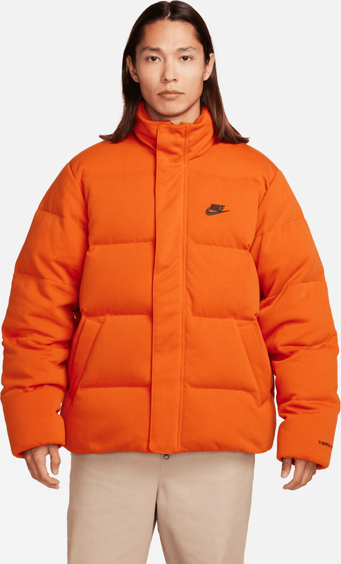 Pomarańczowa kurtka Nike krótka