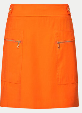 Pomarańczowa spódnica DKNY w stylu casual