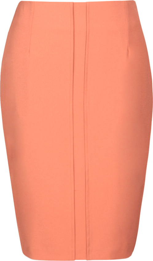 Pomarańczowa spódnica Fokus midi w stylu klasycznym