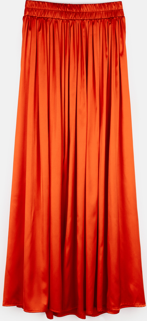 Pomarańczowa spódnica Gate z satyny