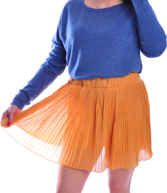 Pomarańczowa spódnica Marka Niezdefiniowana mini w stylu casual