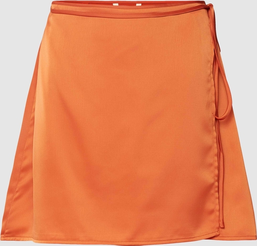 Pomarańczowa spódnica Review mini w stylu casual