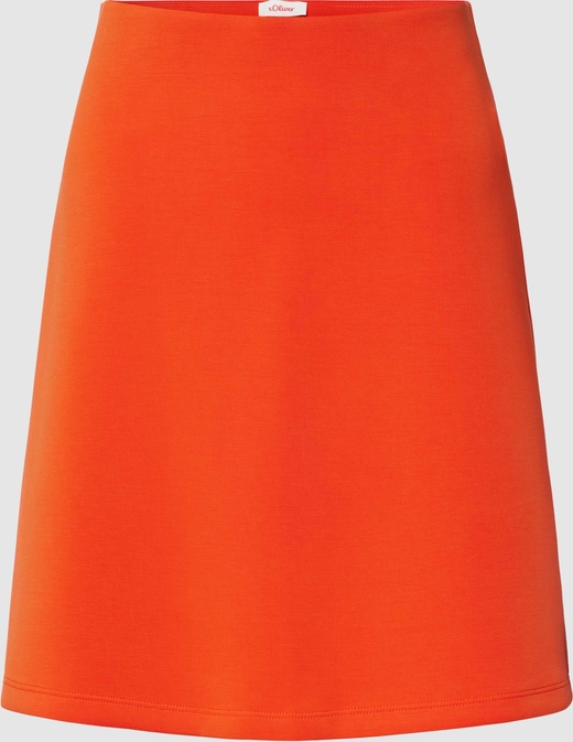 Pomarańczowa spódnica S.Oliver w stylu casual