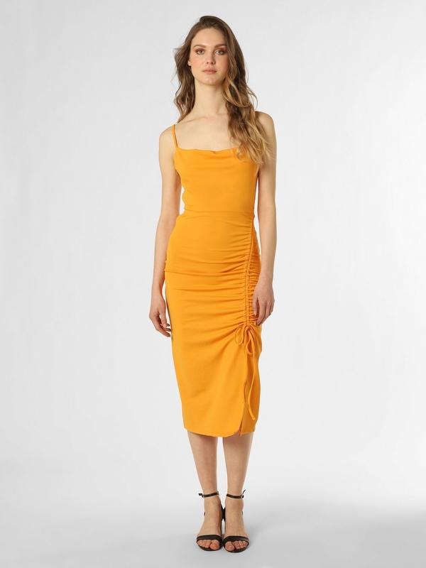 Pomarańczowa sukienka EDITED midi