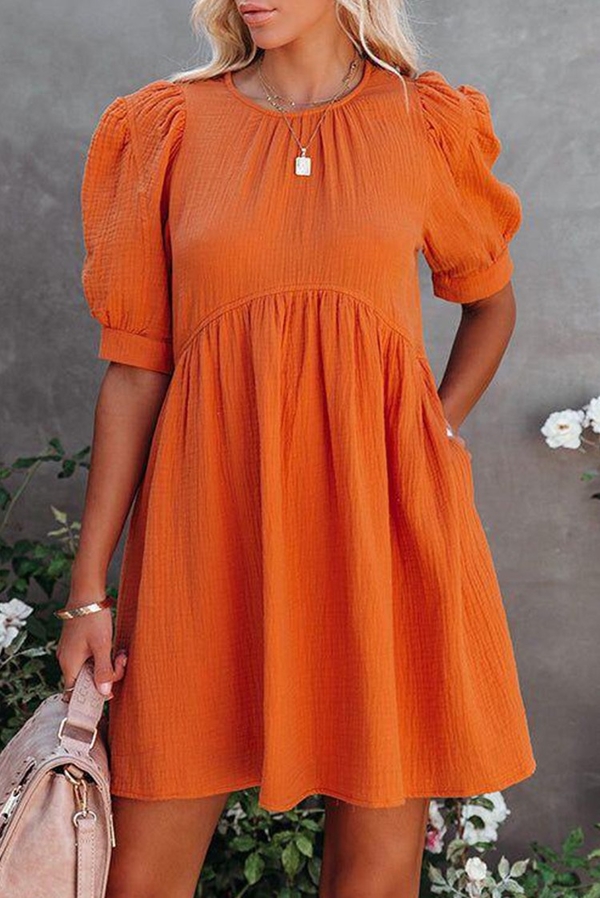 Pomarańczowa sukienka IVET mini