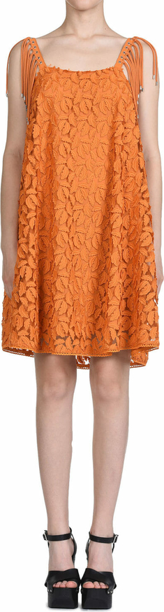 Pomarańczowa sukienka Just Cavalli w stylu casual