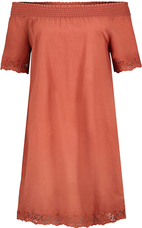 Pomarańczowa sukienka Limango Polska w stylu casual mini
