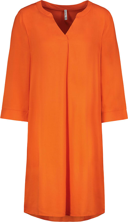 Pomarańczowa sukienka SUBLEVEL w stylu casual mini prosta