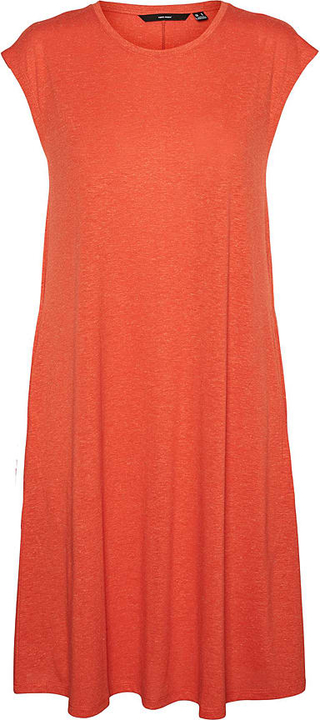 Pomarańczowa sukienka Vero Moda mini