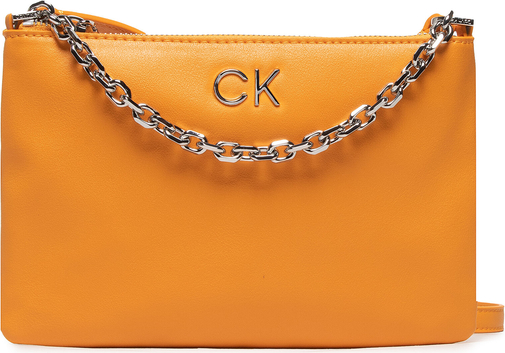 Pomarańczowa torebka Calvin Klein średnia