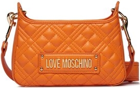 Pomarańczowa torebka Love Moschino średnia na ramię